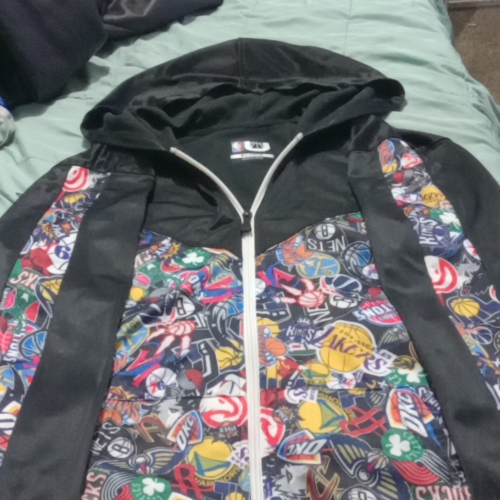 Nba XLarge hoodie zip up never used